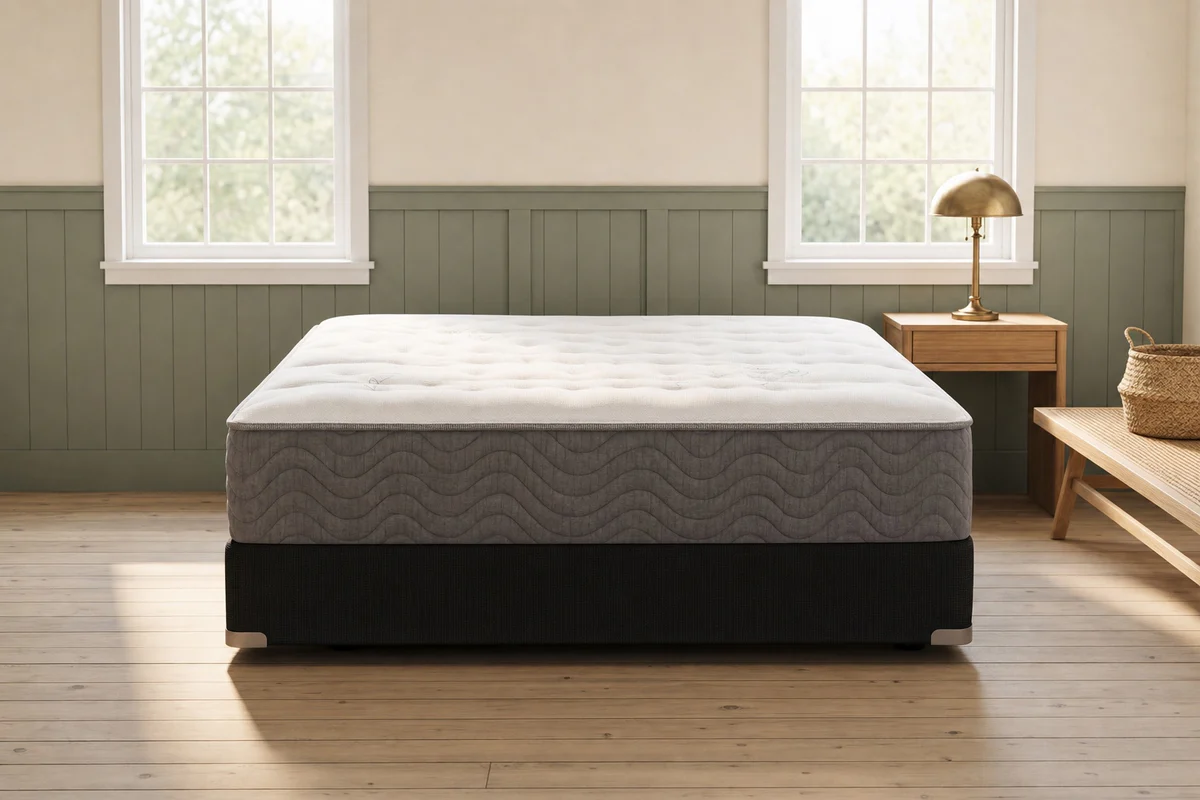 A comfortable Jamison mattress bedroom setup